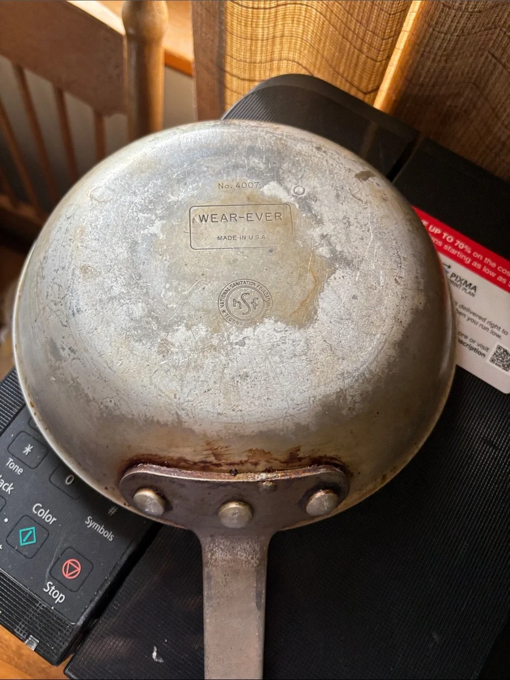 Vintage Wear-Ever Aluminum skillet
